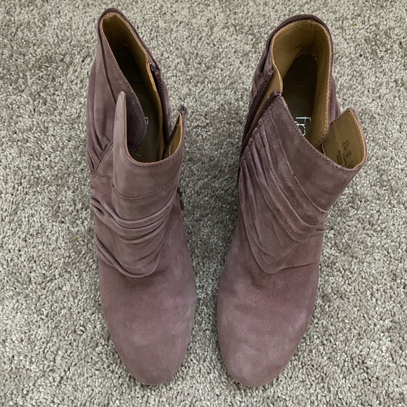 Franco Sarto Mauve Booties - Picture 4 of 5